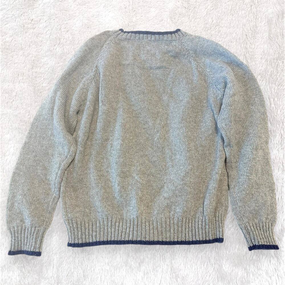 Light Grey Soft Knit Sweater | Navy & Grey | Size M | NWOT - Picture 2 of 3